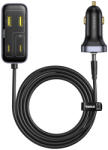 Baseus Incarcator auto USB, Type-C + extensie cablu Baseus, C00081100121-00
