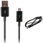  Cablu Date si incarcare, ECB-DU5ABE, Micro Usb pentru Samsung, 1m, Negru