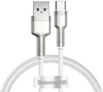 Baseus Cablu date Fast Charging USB, Type-C Baseus, 1m, alb, CAKF000102
