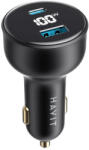 Havit Incarcator auto bricheta PD100W Havit CC100W, negru