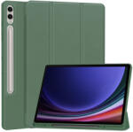 Techsuit Husa Samsung Galaxy Tab S9 Plus Techsuit Flex Trifold Pen, verde inchis