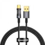 Baseus CABLU alimentare si date Baseus Superior SUPERVOOC, Fast Charging Data Cable pt. smartphone, USB la USB Type-C, 65W, 1m, negru CAYS000901 (timbru verde 0.08 lei) - 6932172612917