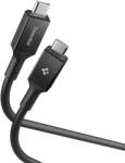 Spigen Cablu Type-C Spigen, 240W, 40Gbps, 8K, 1.2m, negru, EB24012CC