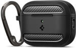 Spigen Husa Apple AirPods Pro 3 Spigen Rugged Armor, holder, negru