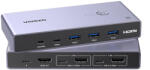 UGREEN Switch DP 2in 1out Ugreen, gri, 8K@60Hz, 25961