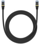 Baseus PATCH CORD UTP Baseus Cat7, fire din cupru, round cable, viteza maxima 10 Gbps, PVC, 1.5m, negru B0013320B111-02 (timbru verde 0.08 lei) - 6932172646530