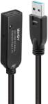 Lindy CABLURI USB pt. PC, imprimante - Lindy 10m USB 3.0 Act. Ext. A to C LY-43376 (timbru verde 0.08 lei)