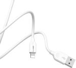 Blue Power Cablu Date si Incarcare USB la Lightning Blue Power BL2BX14 LinkJet, 2 m, 3A, Alb 314532 (timbru verde 0.08 lei)