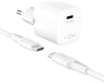 FIXED - Wall Charger Mini (FIXC20M2-CC-WH) - Type-C, Power Delivery 3.0, 20W, Compact Design, with Type-C Cable, 1m - White