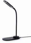 Gembird LAMPA BIROU LED Gembird, incarcare wireless, putere 10W, temperatura culoare 2893k-7072k, cablu 1.5m, negru TA-WPC10-LED-01 (timbru verde 0.18 lei)