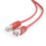 Gembird PATCH CORD FTP GEMBIRD Cat5e, cupru-aluminiu, 1 m, rosu, AWG26, ecranat PP22-1M / R (timbru verde 0.08 lei)