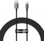 Baseus CABLU alimentare si date Baseus Superior, Fast Charging Data Cable pt. smartphone, USB la USB Type-C 100W, 2m, negru P10320102114-01 (timbru verde 0.08 lei) - 6932172631987