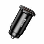Baseus Incarcator auto Baseus Fast Charge 2x USB, negru, CCALL-DS01
