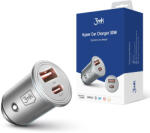 3mk Protection Incarcator auto UBS-AC 30W, 3mk Hyper, argintiu