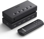 UGREEN Switch HDMI 5in1 + IR, suport 3D Ugreen, negru, 4K@60Hz, 90512