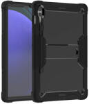 Techsuit Husa + folie sticla Samsung Galaxy Tab S9 Plus Techsuit Rugged TabShell, negru (Pachet 360°)