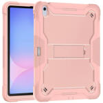 Techsuit Husa + folie sticla Samsung Galaxy Tab S10 FE Plus Techsuit Rugged TabShell, roz (Pachet 360°)