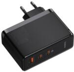 Baseus INCARCATOR RETEA Baseus GaN5 Pro Digital, Quick Charge 160W, 2xUSB Type-C Output 5V / 3A, 1xUSB, (include cablu USB Type-C la USB Type-C de 240W), negruP10110825113-00(timbru verde 0.18 lei)-693217263