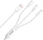 Blueo Cablu de date USB la 2 buc. Type-C, Lightning, 1.2m Blueo, alb