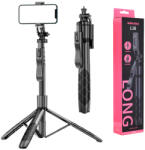 Techsuit Selfie stick tripod stabil cu surub 14 Techsuit L16, 157cm