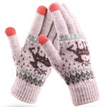 Techsuit Manusi touchscreen dama Techsuit Reindeer, lana, kaki, ST0002