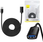 Baseus CABLU USB Baseus AirJoy prelungitor, USB3.0(T) la USB3.0(M) 2A, 5m, negru B00631103111-05 (timbru verde 0.08 lei) - 6932172630393