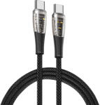 Duzzona Cablu de date Type-C la Type-C 65W Duzzona A6, 1m, gri