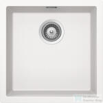 SCHOCK Kaia N-100 CRISTADUR® Polaris 456x456 mm gránit kompozit konyhai mosogatótálca, hófehér KAIN100POLA (KAIN100POLA)