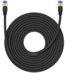 Baseus PATCH CORD UTP Baseus Cat7, fire din cupru, round cable, viteza maxima 10 Gbps, PVC, 15m, negru B0013320B111-08 (timbru verde 0.08 lei) - 6932172646554