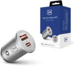 3mk Protection - Car Charger Hyper - USB-A / Type-C, 45W, PD & QC, Universal - Silver