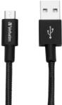 Verbatim CABLU alimentare si date VERBATIM, pt. smartphone, USB 2.0 (T) la Micro-USB 2.0 (T), 30cm, premium, cablu metalic, negru, 48866 (timbru verde 0.08 lei)