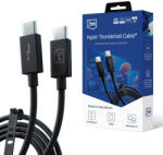 3mk Protection Cablu USB4 PD240W, 3mk Hyper Thunderbolt 3, 1m, negru
