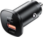 ACEFAST Incarcator auto USB Type-C, Acefast B1, 38W, lumina LED