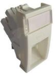 Molex Conector inclinat, 1xRJ45 UTP cat. 5e, 22.5x45 PowerCat, alb, (compatibil Legrand Mosaic) - Molex MLG-00028-02