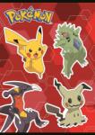 St. Majewski laminált füzet A5 Pokemon 32 lap kockás 70g Pokemon (3701638723848)
