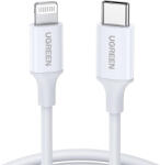 UGREEN Cablu incarcare iPhone Fast Charging Ugreen, 1m, alb, 10493