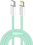ColorWay Cablu incarcare Lightning pentru iPhone 27W ColorWay, 1m, verde