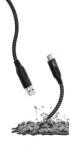 T'nB XTREM WORK -TCUSBX3- USB / USB-C cable 3M - black / grey TCUSBX3 (timbru verde 0.08 lei)