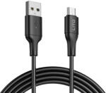 Lito Cablu de date USB la Micro-USB Lito, 2.4A, 1m, LD06V, negru