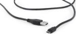 Gembird CABLU alimentare si date GEMBIRD, pt. smartphone, USB 2.0 (T) la Micro-USB 2.0 (T), 1.8m, negru, CC-USB2-AMmDM-6 (timbru verde 0.08 lei)