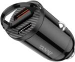 hoco. Incarcator Auto HOCO, NZ2, 4.8A, Quick Charge, 30W, Dual, 1 X USB - 1 X USB Tip-C, Negru, Blister