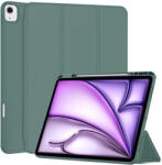 Techsuit Husa iPad Air 13 (2024) Techsuit Flex Trifold Pen, verde inchis