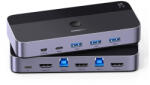 UGREEN Switch HDMI 2in 1out Ugreen, negru, 4K@60Hz, 15707