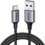UGREEN - Data Cable US288 (60127) - USB to Type-C, Fast Charging, 3A, 18W, 480Mbps, Nylon Braided, 1.5m - Space Gray