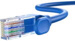Baseus PATCH CORD UTP Baseus Cat6, fire din cupru, round cable, viteza maxima 1 Gbps, PVC, 0.5m, albastru B00133204311-00 (timbru verde 0.08 lei) - 6932172637156