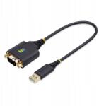 StarTech Usb kábel Startech 1P1FFC-USB-SERIAL Fekete 30 cm (S55292352)