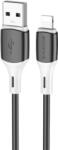 BOROFONE CABLU alimentare si date Borofone BX79, Fast Charging Data Cable pt. smartphone, USB la Iphone Lightning 2.4A, 1m, negru 6974443384741 (timbru verde 0.18 lei)