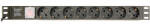 Gembird PDU GEMBIRD 1U pt. rack 19 inch, 8 prize Schuko, intrare Schuko, max 10 A, on / off, 3 m, EG-PDU-014 (timbru verde 11 lei)