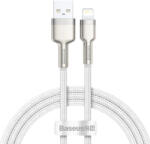 Baseus Cablu de date USB la Lightning Baseus, 2.4A, 1m, alb, CALJK-A02