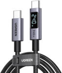 UGREEN Cablu Type-C cu display LED Ugreen, 240W, 5A, 1m, gri, 65866